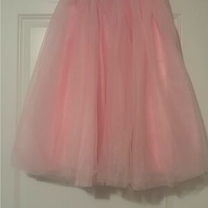 Elegant Pink Tulle Skirt